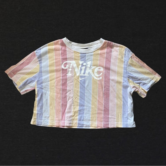 nike retro rainbow crop tee - Picture 3 of 7
